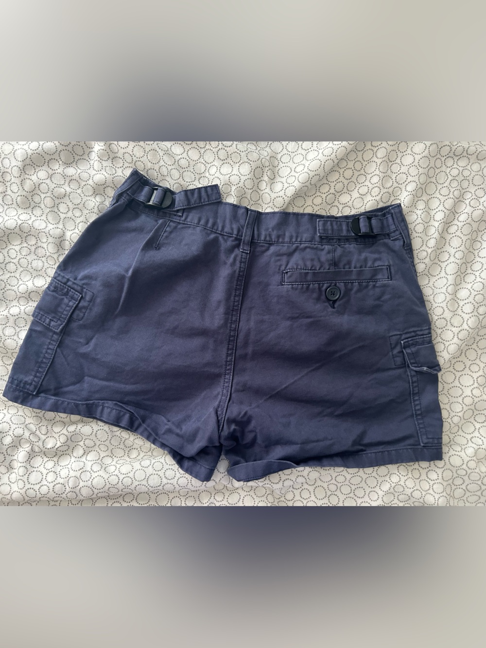 Brandy Melville Navy High Waisted Utility Shorts